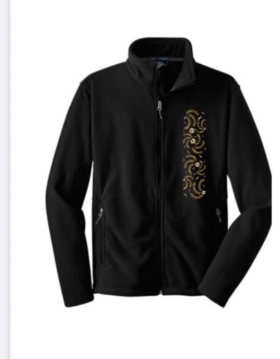 Hoike - Black Zipper Fleece Jacket